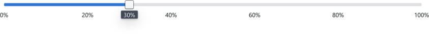 Screenshot of component Slider custom-format