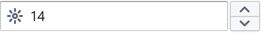 Screenshot of component NumberInput icon