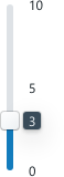 Screenshot of component Slider vertical