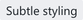 Screenshot of component Tag minimal