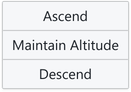 Screenshot of component Button group-vertical