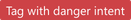 Screenshot of component Tag with-danger-intent