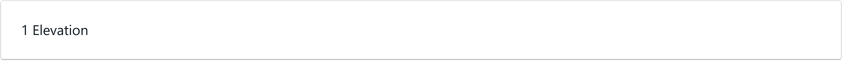 Screenshot of component Card with-elevation-1