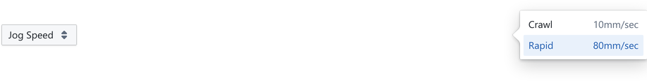 Screenshot of component Dropdown horizontal