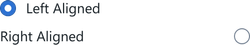 Screenshot of component RadioGroup label-alignment-wide