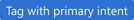 Screenshot of component Tag with-primary-intent