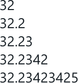 Screenshot of component DataSourcePrinter precision