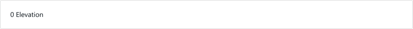 Screenshot of component Card with-elevation-0